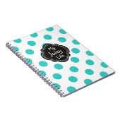 Niedlicher Polka-Dots-Muster meines saftigen Leben Notizblock (Rechte Seite)
