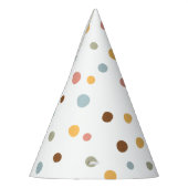 Niedlicher Polka-Punkt-Geburtstag Partyhütchen (Links)