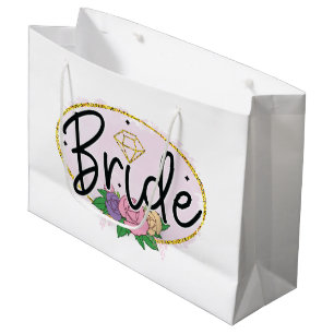 Niedlicher Polterabend Bride Große Geschenktüte