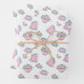 Niedlicher Polterabend Geschenkpapier Set (Beispiel)