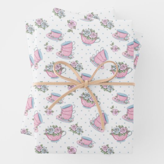 Niedlicher Polterabend Geschenkpapier Set (Beispiel)