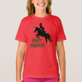 Niedlicher Pony-Power T-Shirt (Vorderseite)