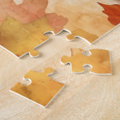 Niedlicher Poodle Hund/Herbst/Herbst Puzzle (Seite)