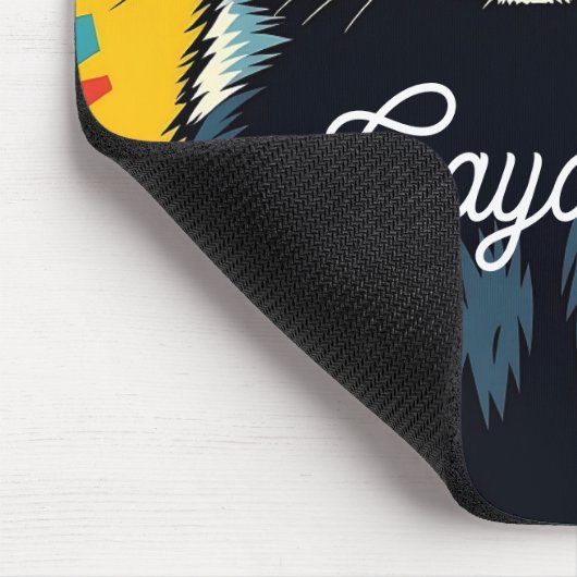 Niedlicher Pop Art Badger Personalisiert Mousepad (Ecke)