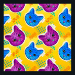 Niedlicher Pop Art Cat Poster<br><div class="desc">Pop Art Cat</div>