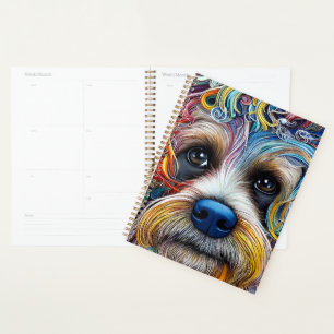 Niedlicher Pop Art Terrier Planer