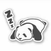 Niedlicher Pop Panda Aufkleber (Vorderseite)