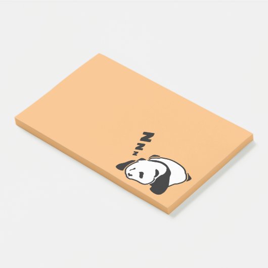 Niedlicher Pop Panda Post-it Klebezettel (angewinkelt)