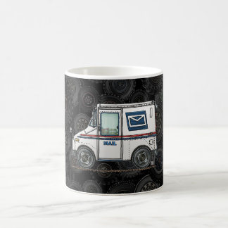 Niedlicher Post-LKW Kaffeetasse