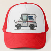 Niedlicher Post-LKW Truckerkappe (Vorderseite)