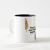 Niedlicher Potato-Cup Zweifarbige Tasse (Vorderseite Links)