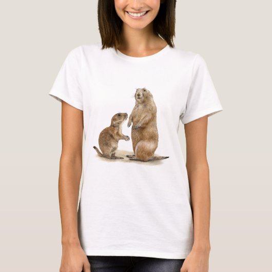 Niedlicher Prairie-Hund-T - Shirt (Vorderseite)