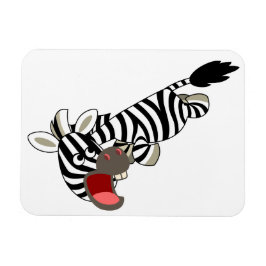 Niedlicher Prankenhaus-Cartoon Zebra Flexible Magn Magnet