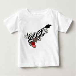 Niedlicher Prankon Cartoon Zebra Baby T - Shirt