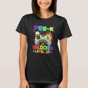 Niedlicher Pre-K-Level am ersten Schultag frei T-Shirt