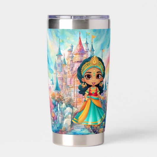 Niedlicher Princess-Name Thermobecher (Rückseite)