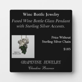 Niedlicher Produktpreis erleichtert Handwerksgesch Fotoplatte