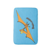 Niedlicher Pterodactylus-Cartoon Badematte (Vorderseite Vertikal)