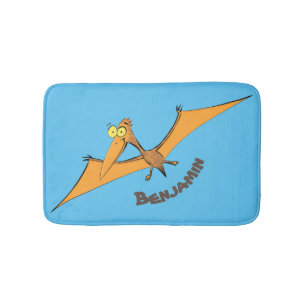 Niedlicher Pterodactylus-Cartoon Badematte