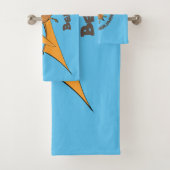 Niedlicher Pterodactylus-Cartoon Badhandtuch Set (Insitu)