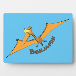 Niedlicher Pterodactylus-Cartoon Fotoplatte