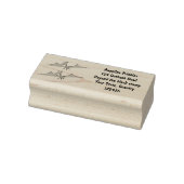 Niedlicher Pterodactylus-Cartoon Gummistempel (Stempel)