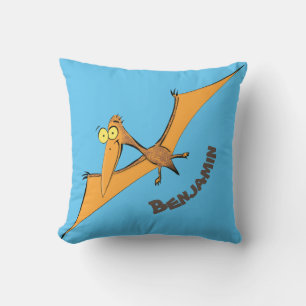 Niedlicher Pterodactylus-Cartoon Kissen