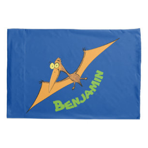 Niedlicher Pterodactylus-Cartoon Kissenbezug