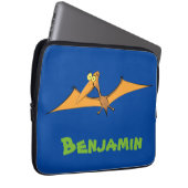 Niedlicher Pterodactylus-Cartoon Laptopschutzhülle (Vorne Rechts)