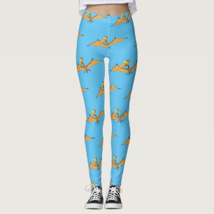 Niedlicher Pterodactylus-Cartoon Leggings