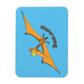 Niedlicher Pterodactylus-Cartoon Magnet (Vertikal)