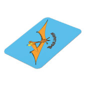 Niedlicher Pterodactylus-Cartoon Magnet (Linke Seite)