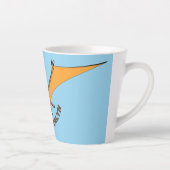 Niedlicher Pterodactylus-Cartoon Milchtasse (Rechts)