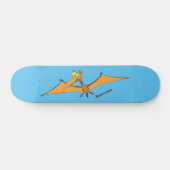 Niedlicher Pterodactylus-Cartoon Skateboard (Horizontal)