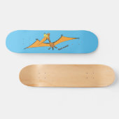 Niedlicher Pterodactylus-Cartoon Skateboard (Horizontal)