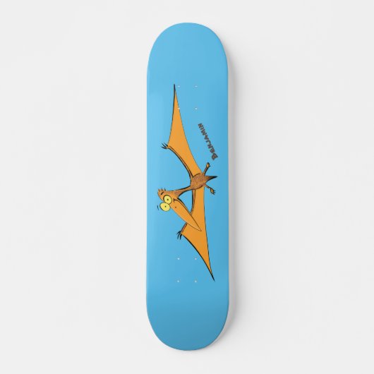 Niedlicher Pterodactylus-Cartoon Skateboard (Vorne)