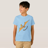 Niedlicher Pterodactylus-Cartoon T-Shirt (Vorne ganz)