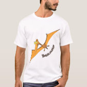 Niedlicher Pterodactylus-Cartoon T-Shirt (Vorderseite)