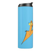 Niedlicher Pterodactylus-Cartoon Thermosbecher (Nach links gedreht)