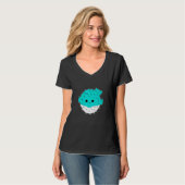 Niedlicher Puffer T-Shirt (Vorderseite Vollansicht)