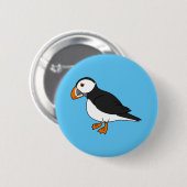 Niedlicher Puffin Button (Vorne & Hinten)