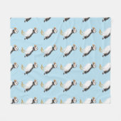 Niedlicher Puffsack Fleecedecke (Vorderseite (Horizontal))