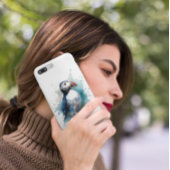 Niedlicher Puffsack in blau, anpassbar Case-Mate iPhone Hülle