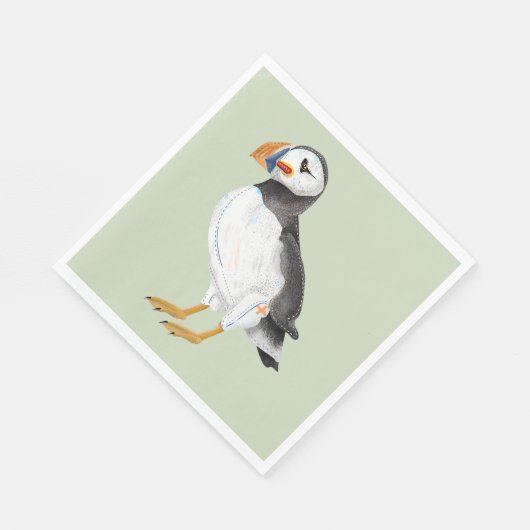 Niedlicher Puffsack Serviette (Ecke)