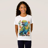 Niedlicher Puffvogel T-Shirt (Vorne ganz)