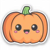 Niedlicher Pumpkettensticker Aufkleber (Vorderseite)