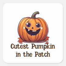 Niedlicher Pumpkin Cartoon Halloween Orange Text