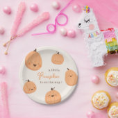 Niedlicher Pumpkin Fall Gender Neutral Baby Dusche Pappteller (Party)