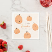 Niedlicher Pumpkin Fall Gender Neutral Baby Dusche Serviette (Beispiel)
