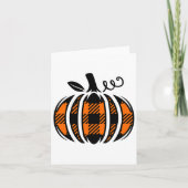 Niedlicher Pumpkin Fall und Herbst Pumpkins Ernted Karte (Vorderseite)